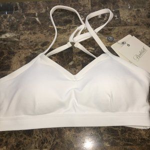 Bombshell Sportswear Pumped Up Sports Bra (White)